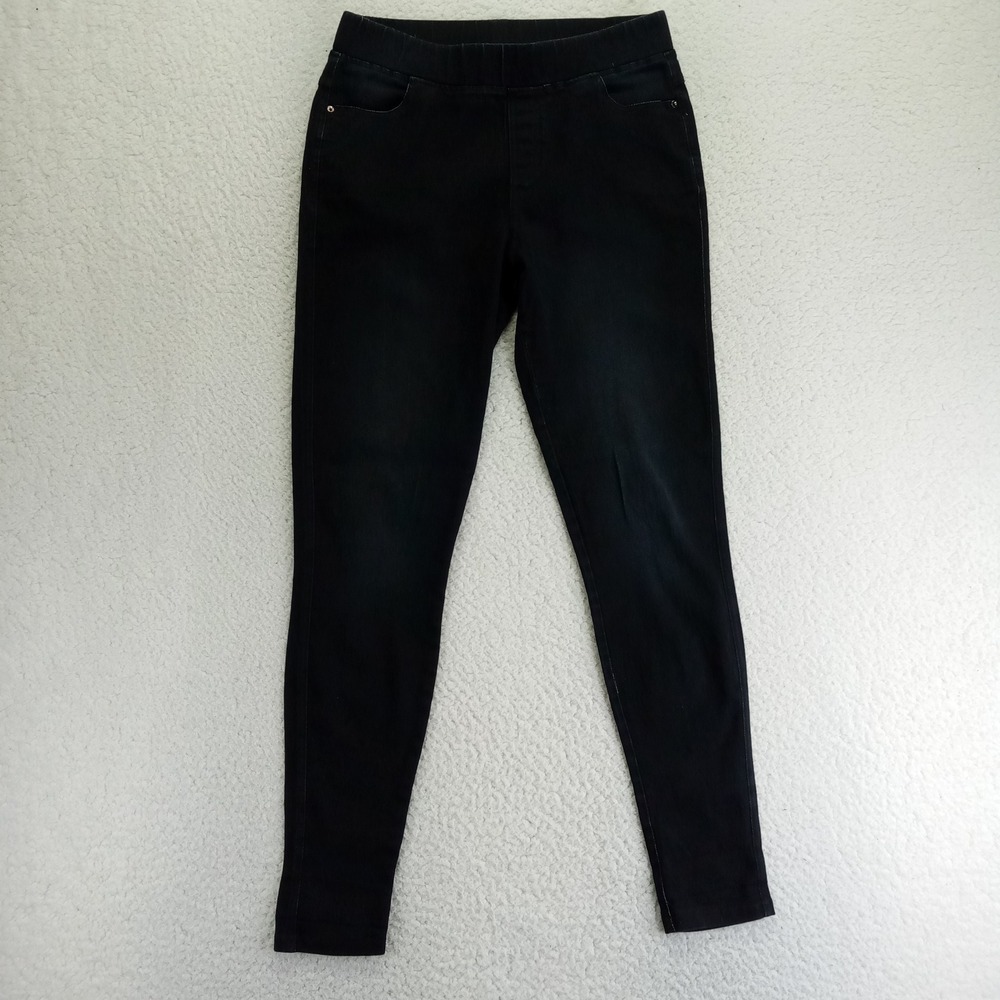 Simply Southern Black Pull On Jeggings‎ Skinny Stretch Pants Womens Size S